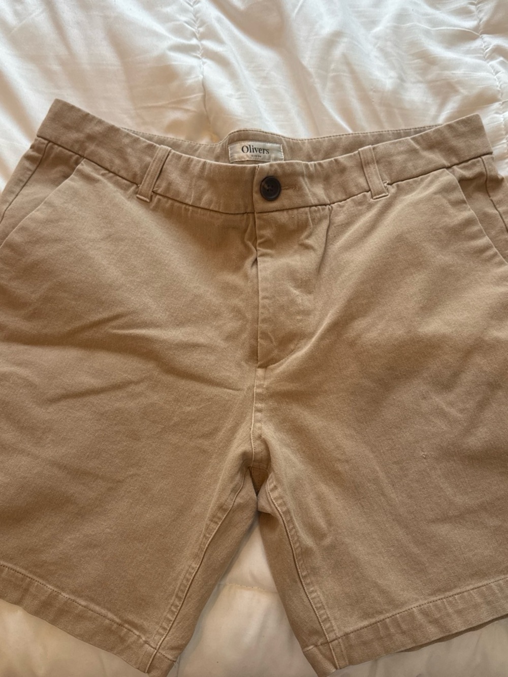 Men’s Olivers Tan Casual Chino Shorts